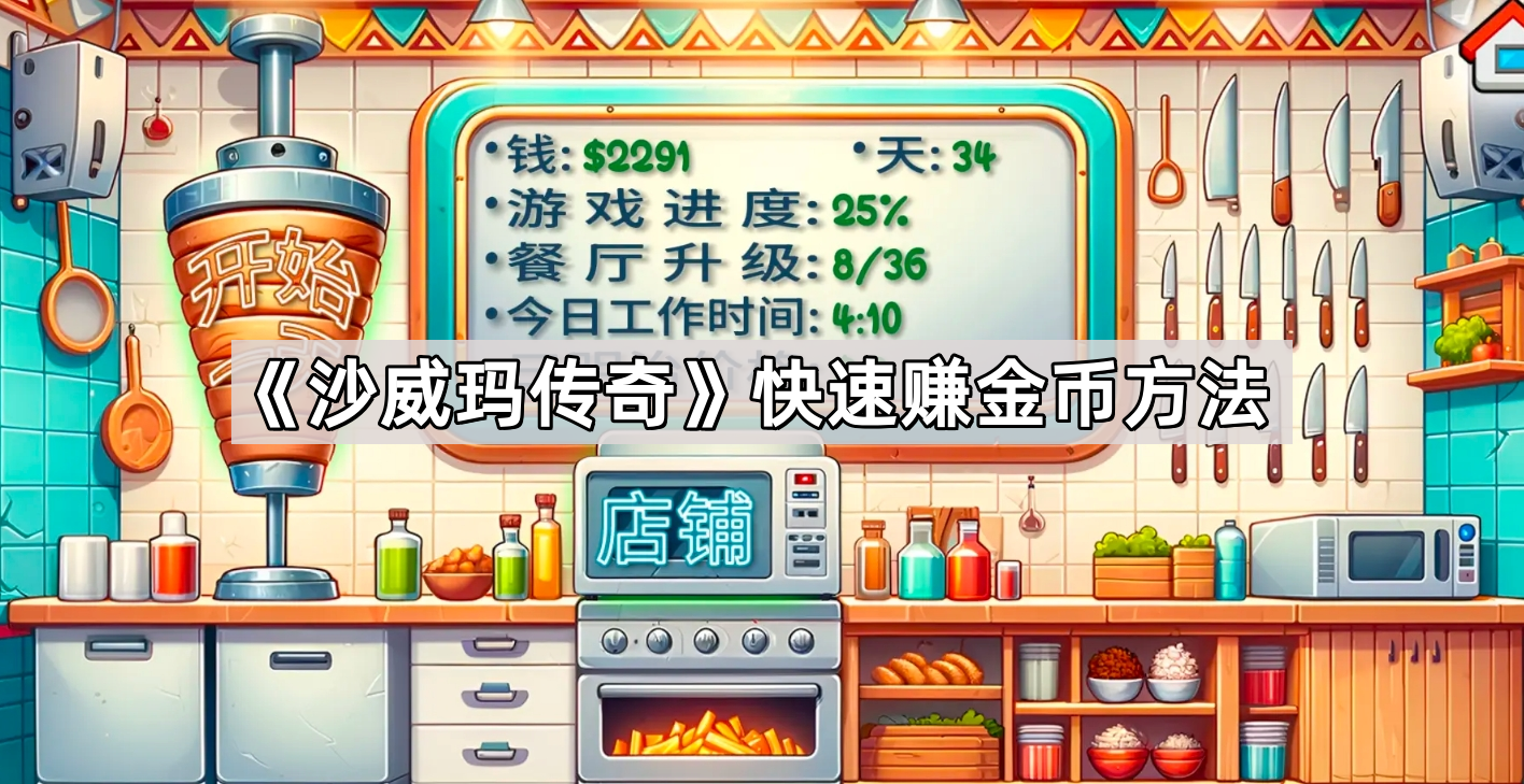 《沙威玛传奇》快速赚金币方法